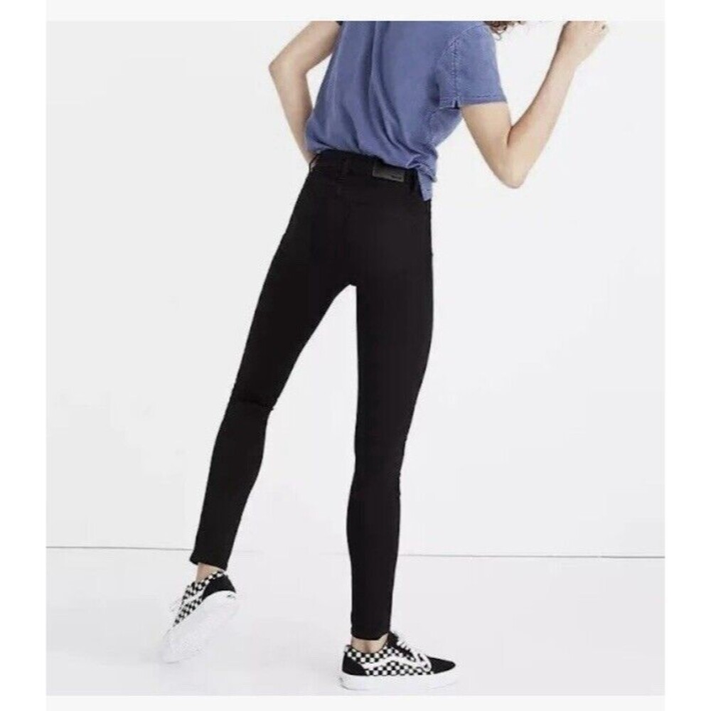 Madewell Roadtripper High-Rise Women's Black Stretch Denim Jeans Size 24 - Picture 3 of 14